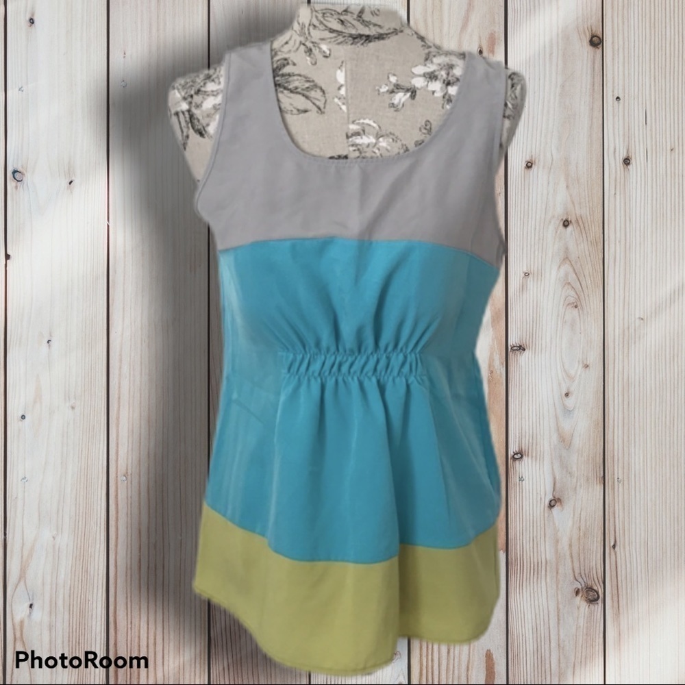*robert Louis Color Block Top S